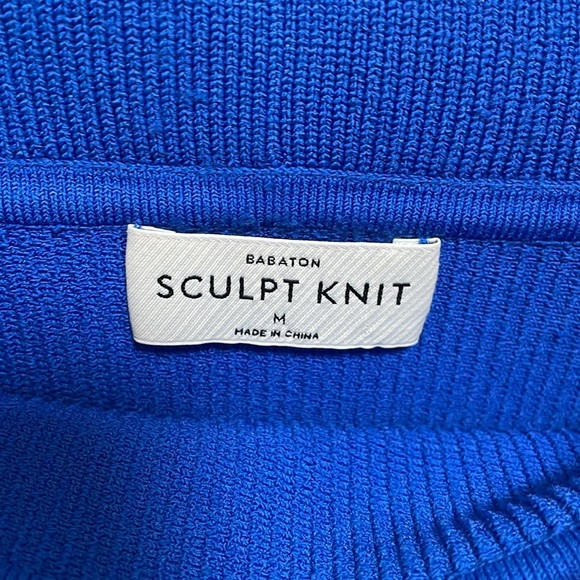 Babaton Aritzia Sculpt Knit Off-Shoulder Top Size Medium - Picture 3 of 5